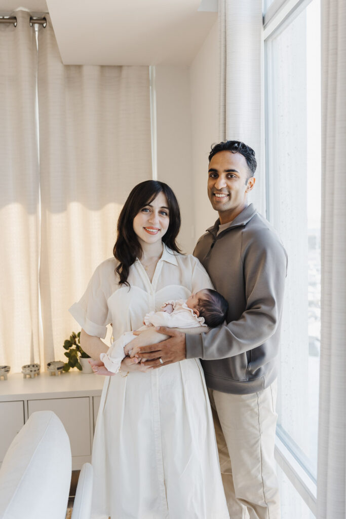 downtown toronto condo newborn session